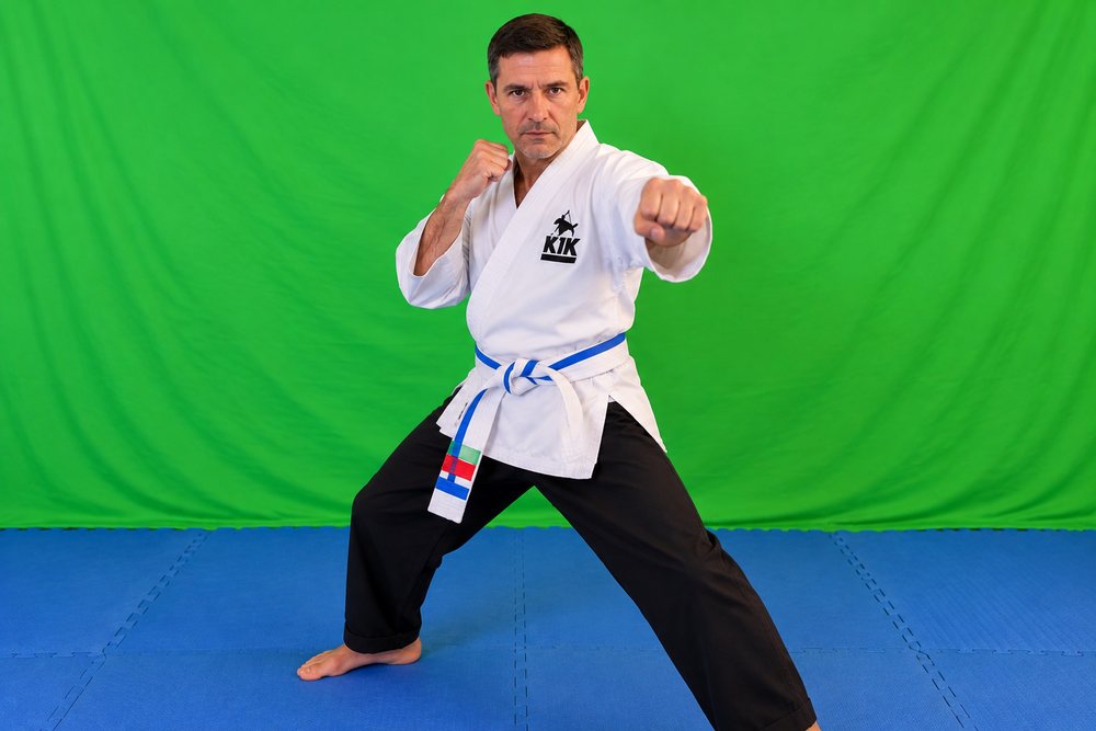 Adult martial arts training